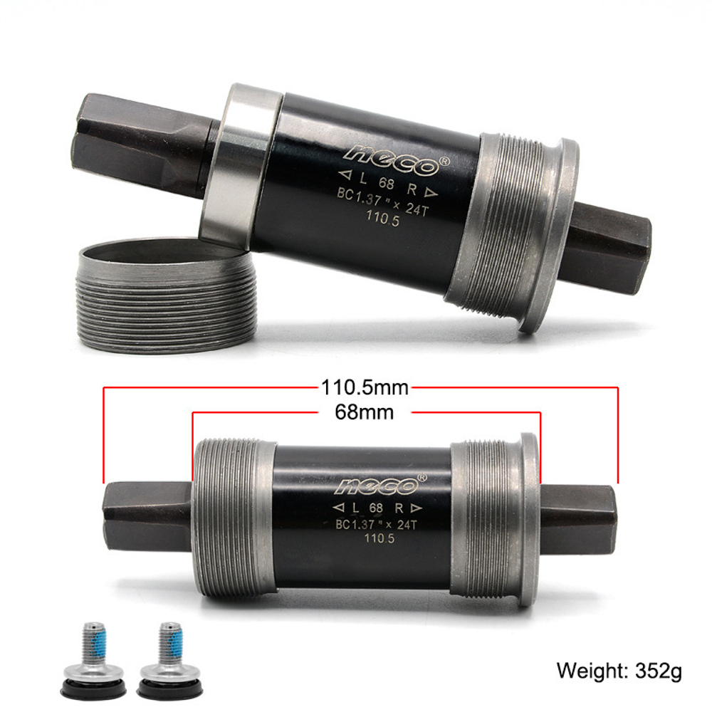 Каретка Neco ВB910 68/110.5 мм, квадрат