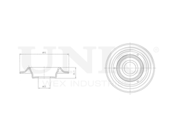 Опора амортизатора передняя UNIO RMP-13132