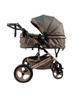 Детская коляска-трансформер 3 в 1 Luxmom 518W,с автолюлькой