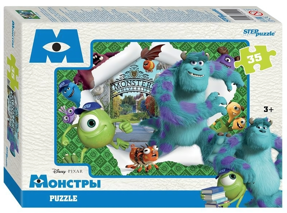 Пазл 35эл. "Монстры" (Disney) (Степ пазл)