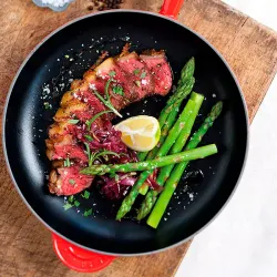 Чугунная сковорода Le Creuset, Оранжевая