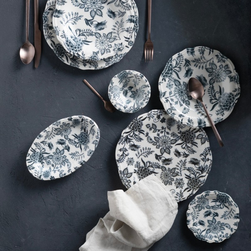 Herba Black Тарелка глубокая 22см 350мл 1972 [12]