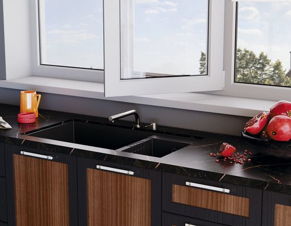 Мойка Omoikiri Tedori 85-2-U-ES Tetogranit/эспрессо