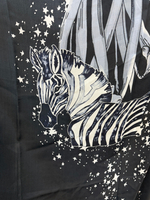 Ткань натуральный шелк 100% (Италия) ш-135 см купон 140см Roberto Cavalli