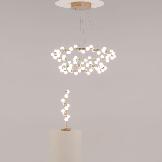 Подвесная светодиодная люстра Maytoni Tessara MOD081PL-L84G3K