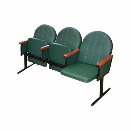 Кресло театральное трехсекционное К-45