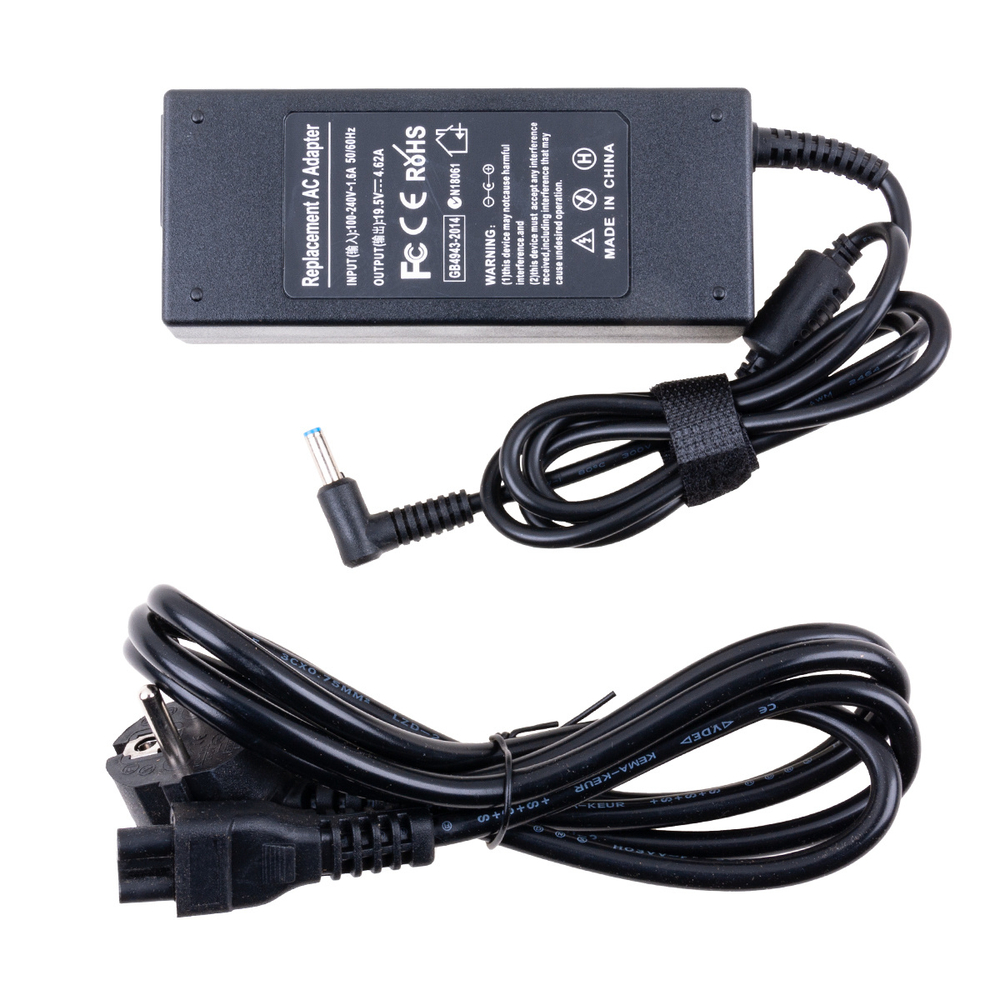 Блок питания для ноутбука HP/Dell 19.5V, 4.62A, 90W (4.5*3 с иглой)