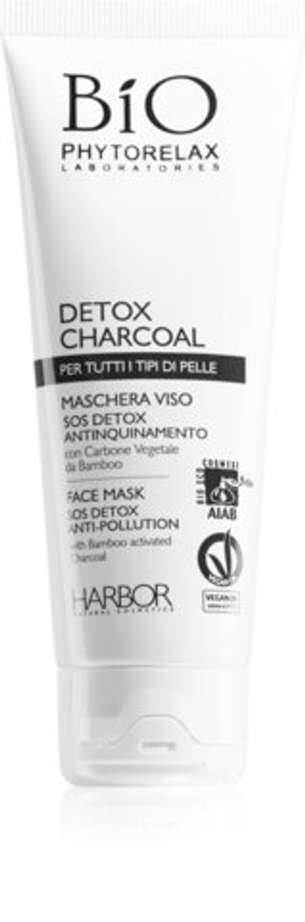 Phytorelax Laboratories Bio Detox Charcoal - очищающая и детоксицирующая маска с активированным углем /   75  ml  / GTIN 8030976019135