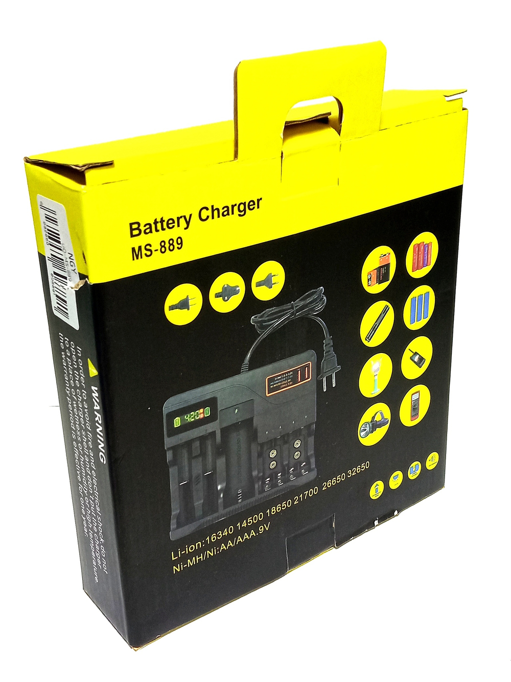 Зарядное уст-во для аккумуляторов универсальное сетевое NGY MS-889