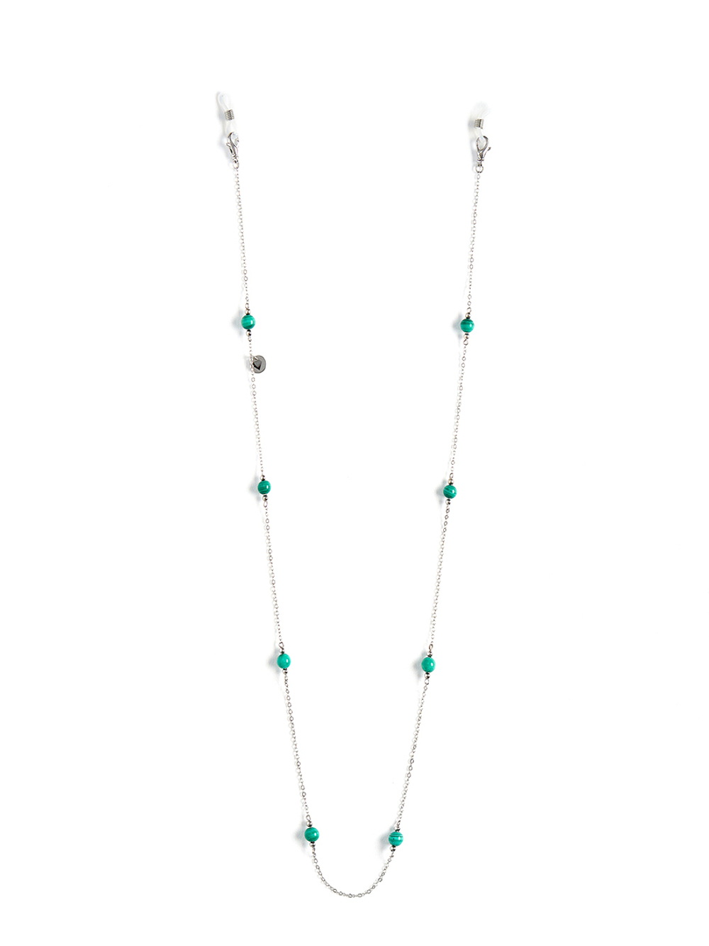 Цепочка на очки "Graini" с малахитом