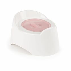 Горшок туалетный детский "Малышок" с крышкой, розовый. 282х200х145 мм (1324)