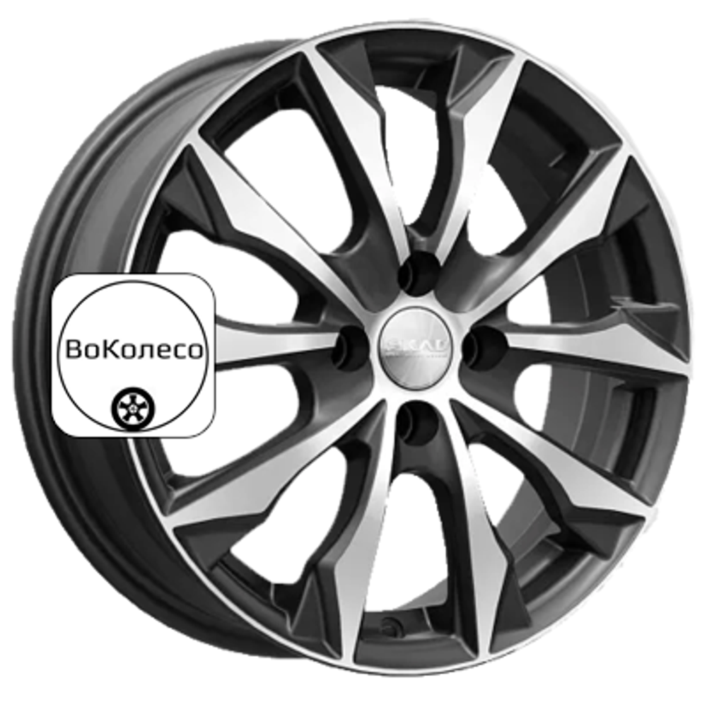 6x16/5x114,3 ET51 D67,1 Нагоя (КЛ312) Алмаз бархат новый СКАД