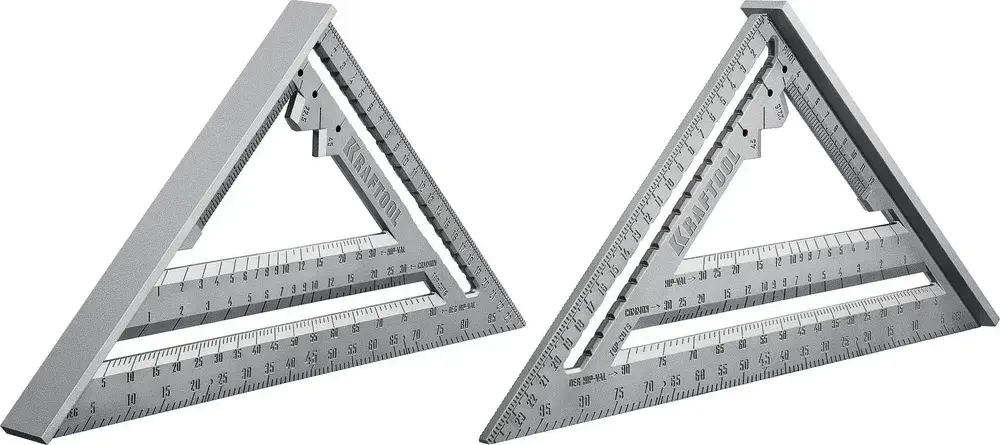KRAFTOOL 250 мм, 5-в-1, Высокоточный кровельный угольник (3441-25)