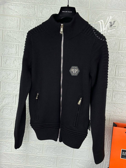 Кофта на молнии Philipp Plein из теплой шерсти