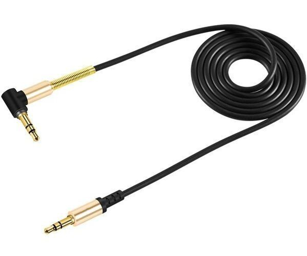 Кабель AUX JD-237 (черный) 1м