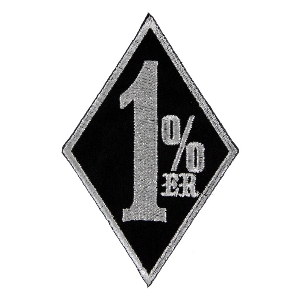 Нашивка 1% (черная)
