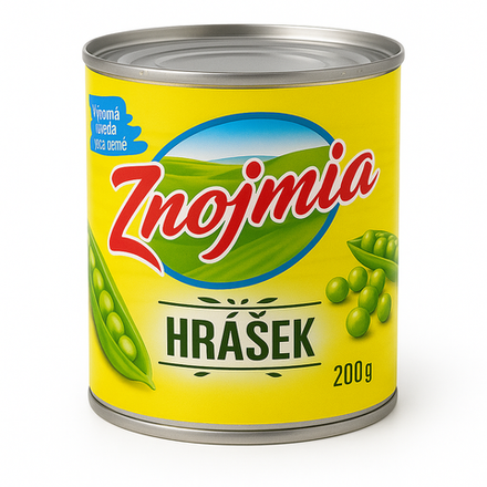 Горошек зеленый Znojmia ключ 200 гр