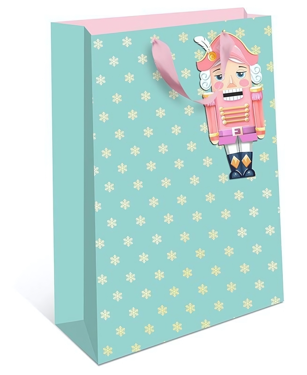 Пакет подарочный бумажный премиум новогодний 180х223х100 1598.008 (АртДизайн)