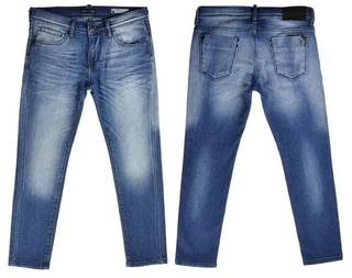 Брюки джинсовые ANTONY MORATO Синий/Выбеленный (Мальчик)