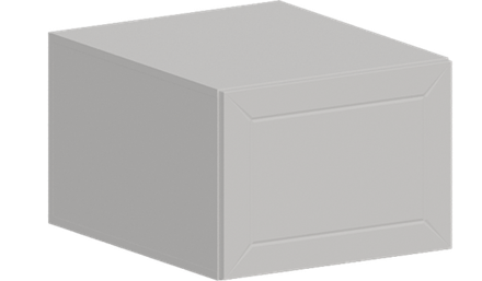 Кухня Модуль ШВГ 510 Графит / Белый