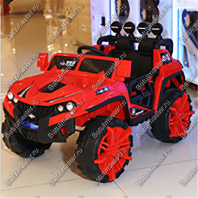 Детский электромобиль "Jeep" красный, стандартная комплектация