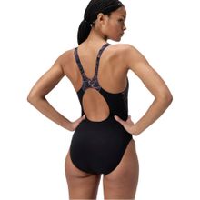 Купальник SPEEDO Hyperboom Splice Muscleback, 8-1347018692, р.34 (рос.46),полиэстер, ПБТ, чер-сирен