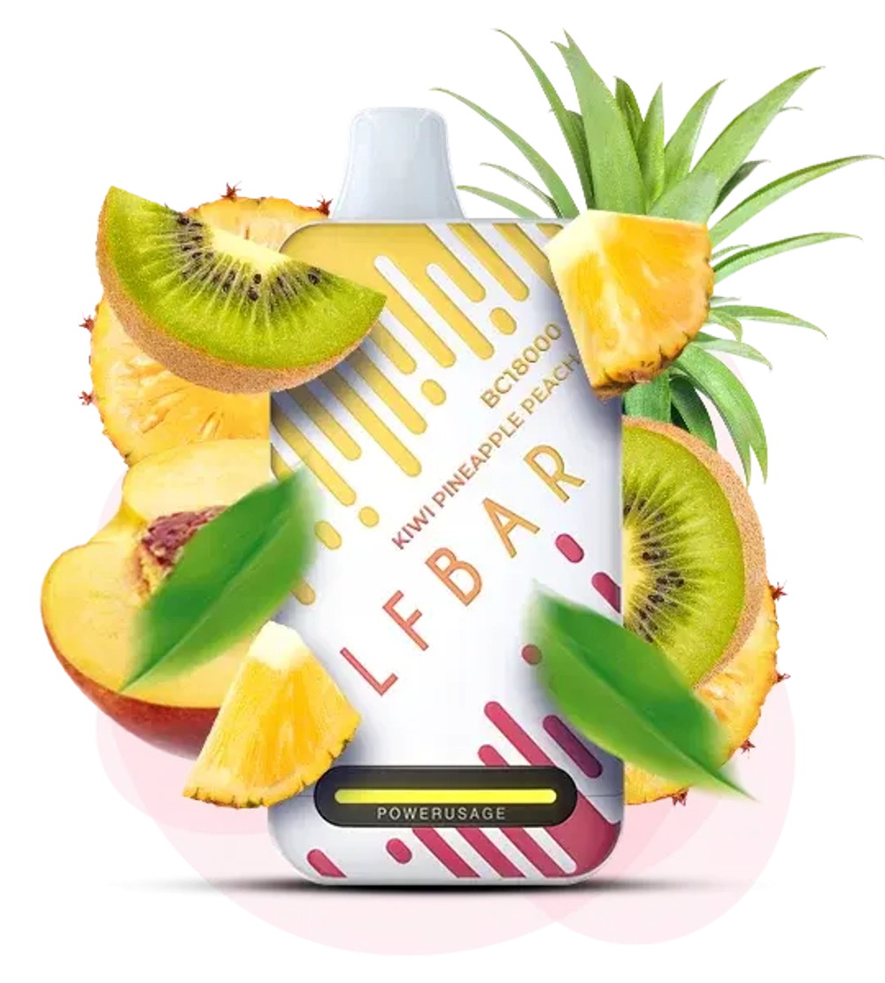 Elf Bar BC18000 - Kiwi Pineapple Peach (5% nic)