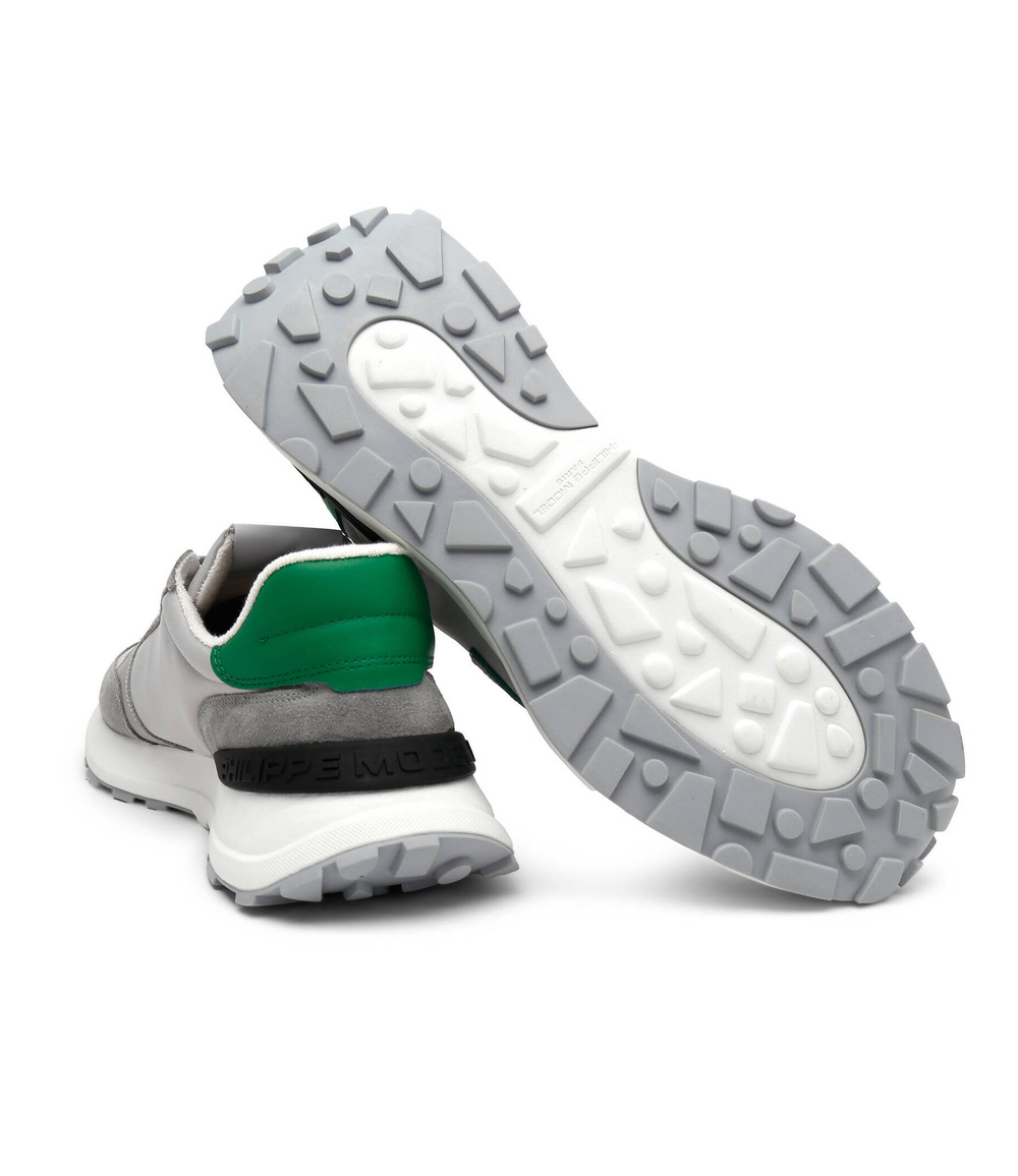 кожаные кроссовки antibes Philippe Model - серый(ATLU)