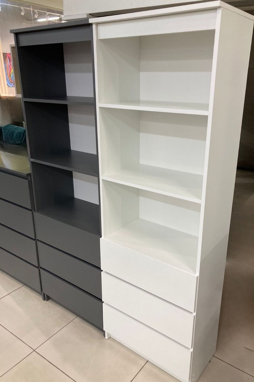 Стеллаж Мори МСТ 600.3 Графит