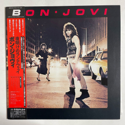 Винтажная виниловая пластинка LP Bon Jovi (Japan 1984) (Obi)