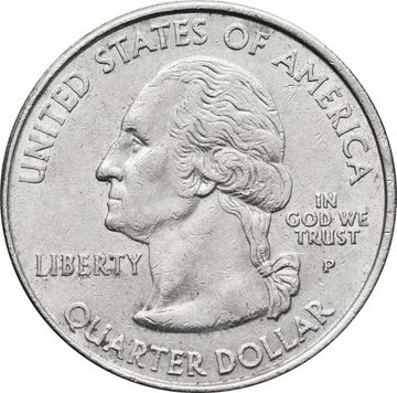 25 центов (1/4 доллара, квотер) 2001 США «Штат Кентукки» (P)