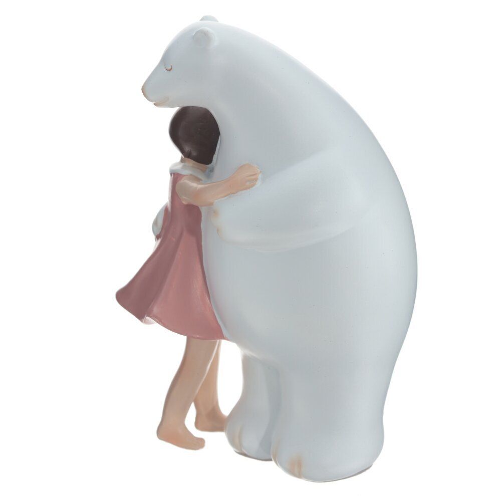 GAEM Фигурка декоративная "Девочка с медведем", L9 W9 H16 см