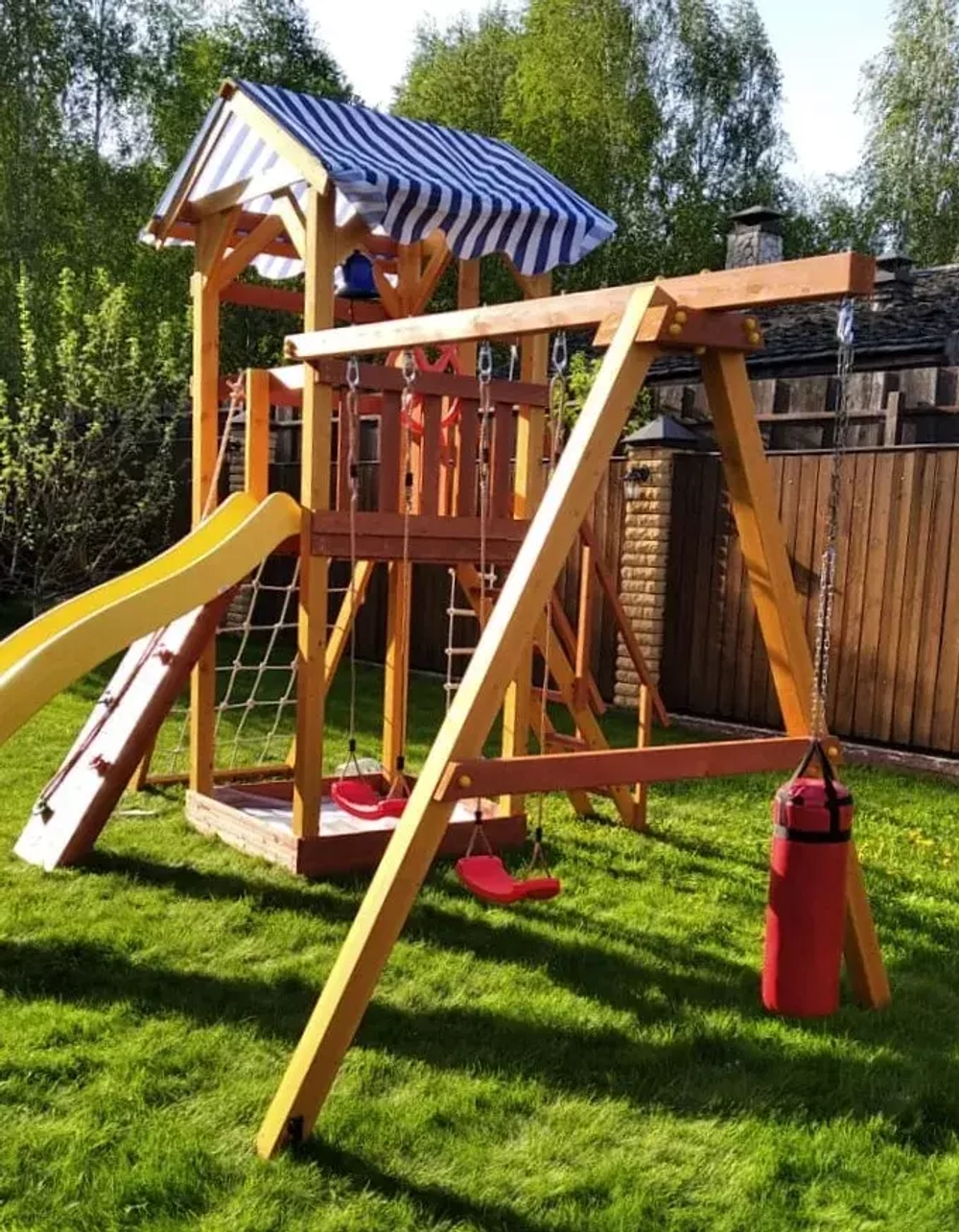 Детская деревянная площадка Савушка - 4