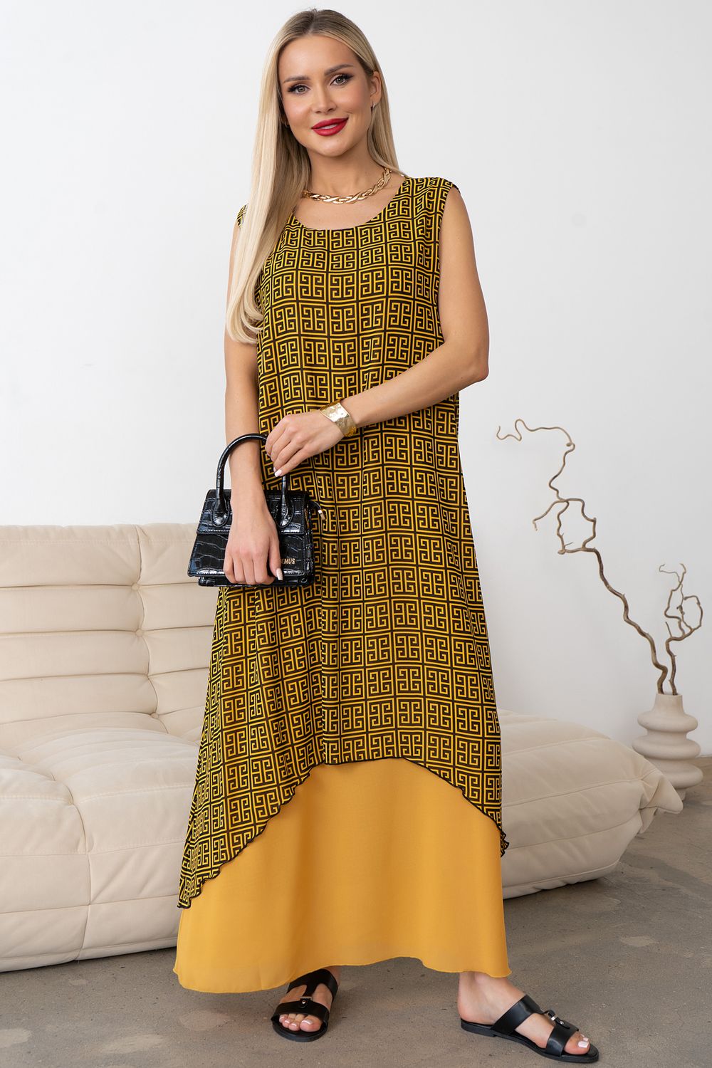 Платье Велла (желтый) Р11-1171/8 Nikol