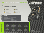 Видеокарта Zotac NVIDIA  GeForce RTX 5060TI RTX 5060TI 8GB AMP 8ГБ AMP, GDDR7, Ret [zt-b50610f-10m]