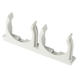 Крепеж-клипса ЭРА CLIP-50-G-MP для труб прямой монтаж серая d50мм 25шт