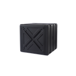 Ударопрочный пластиковый Рэковый кейс 12 юнитов KZCASE@RACK12U