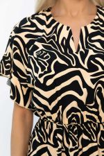 Платье Кристи (бежево-черное) П13872-35М LT Collection