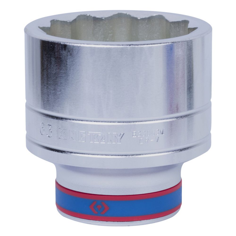 KING TONY (833063M) Головка торцевая стандартная двенадцатигранная 1", 63 мм