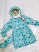 Комбинезон-трасформер детский 2в1 "Слоники" , модель: 72-18 (Rusland) (Цвет: Серый, Размер: 80)