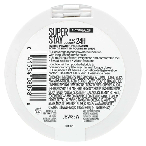 Maybelline, Super Stay, гибридная пудра-основа, 130, 6 г (0,21 унции)