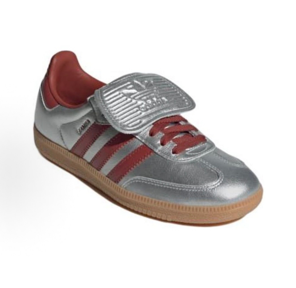 Adidas Samba LT Silver Metallic Ruby Gum