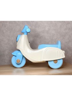 Беговел для малышей мотоцикл голубой (17886-2)