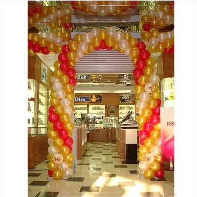 Гирлянда 3-х цветная бело золото красная металлик