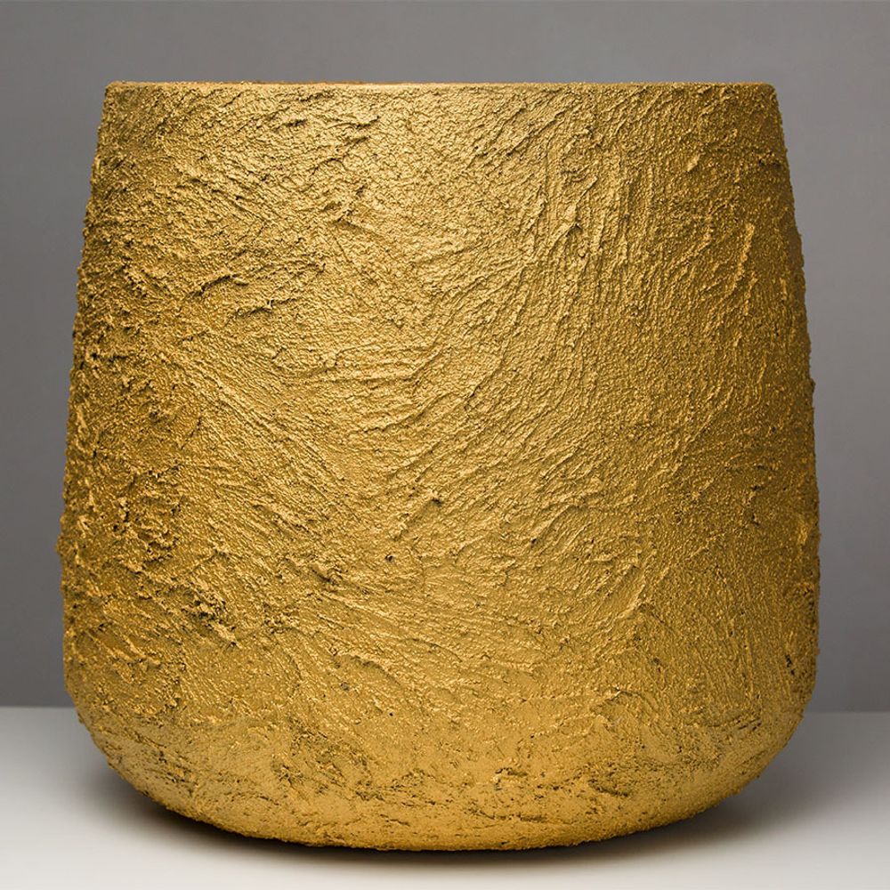 Кашпо CONE GOLD MAX D24 H26