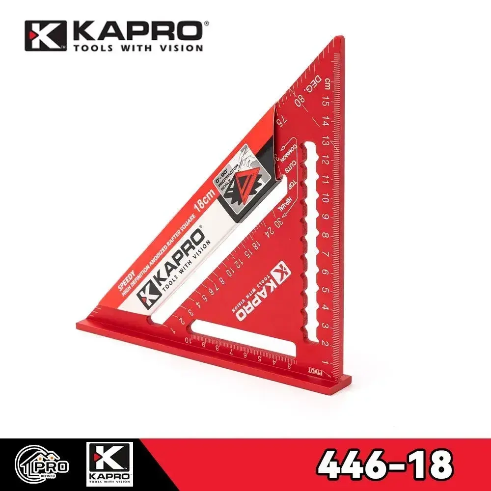 Kapro Линейка/угольник 260мм х 185мм, Алюминий