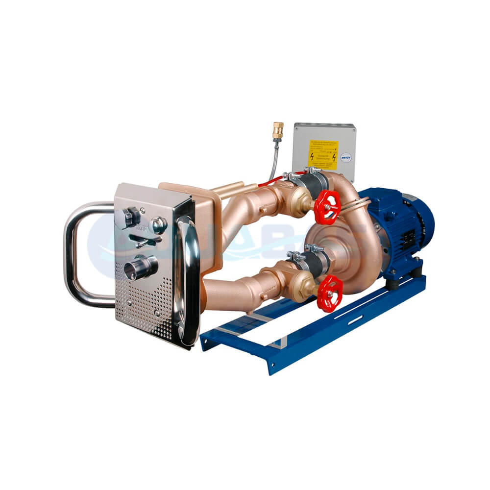 Лицевая часть одноструйного противотока Hugo Lahme JUNIOR +насос 2,6кВт 400В+пан. управл. (8063020)