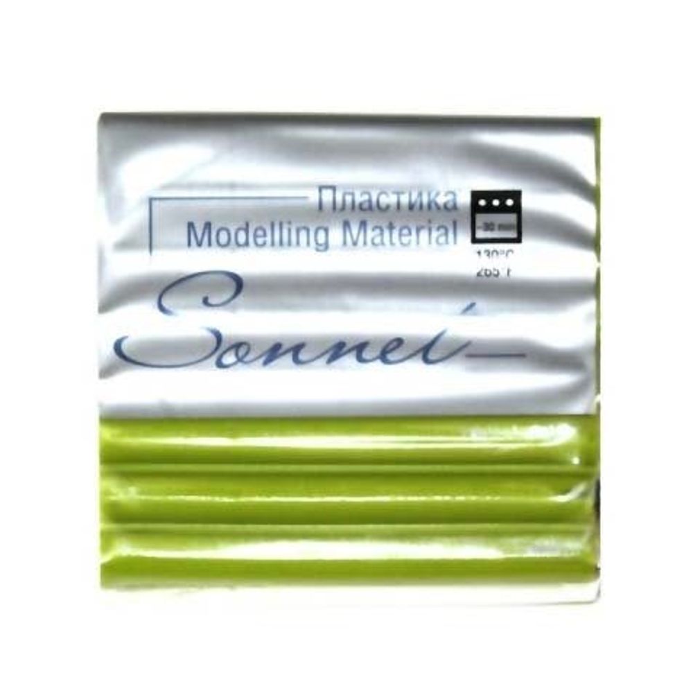 Полимерная глина (пластика) Сонет, 56 гр., брус оливковый Полимерная глина (пластика) Сонет, 56 гр., брус оливковый