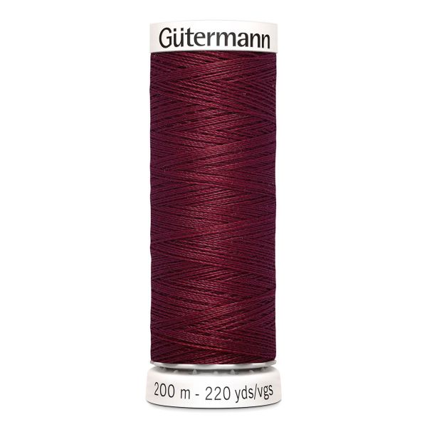 Нитки универсальные Gutermann Sew-all 100 (200 метров), 5 кат. | 368 бордо