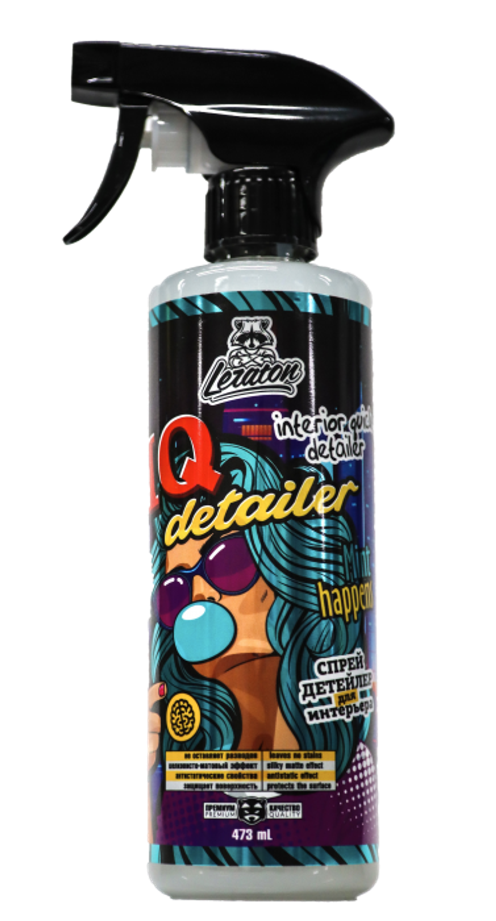 Leraton IQ Detailer Mint Bubblegum 473мл (Детейлер спрей для интерьера )